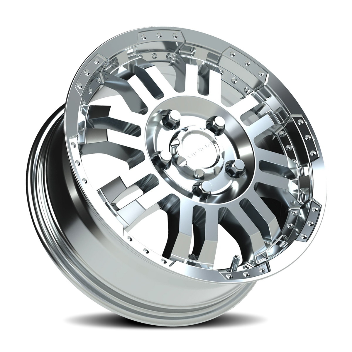 Vision Wheel 375 Chrome 16x6.5 +45 5x130mm 84mm - Wheelwiz