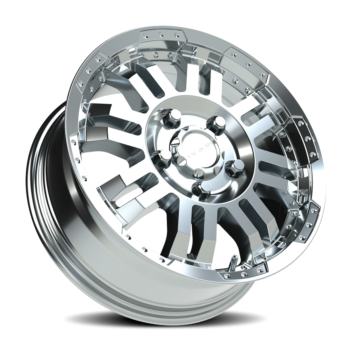 Vision Wheel 375 Chrome 16x6.5 +45 5x130mm 78.3mm - Wheelwiz