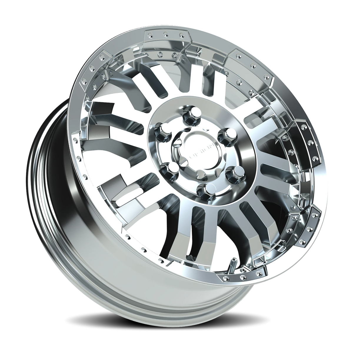 Vision Wheel 375 Chrome 16x6.5 +45 6x130mm 84mm - Wheelwiz