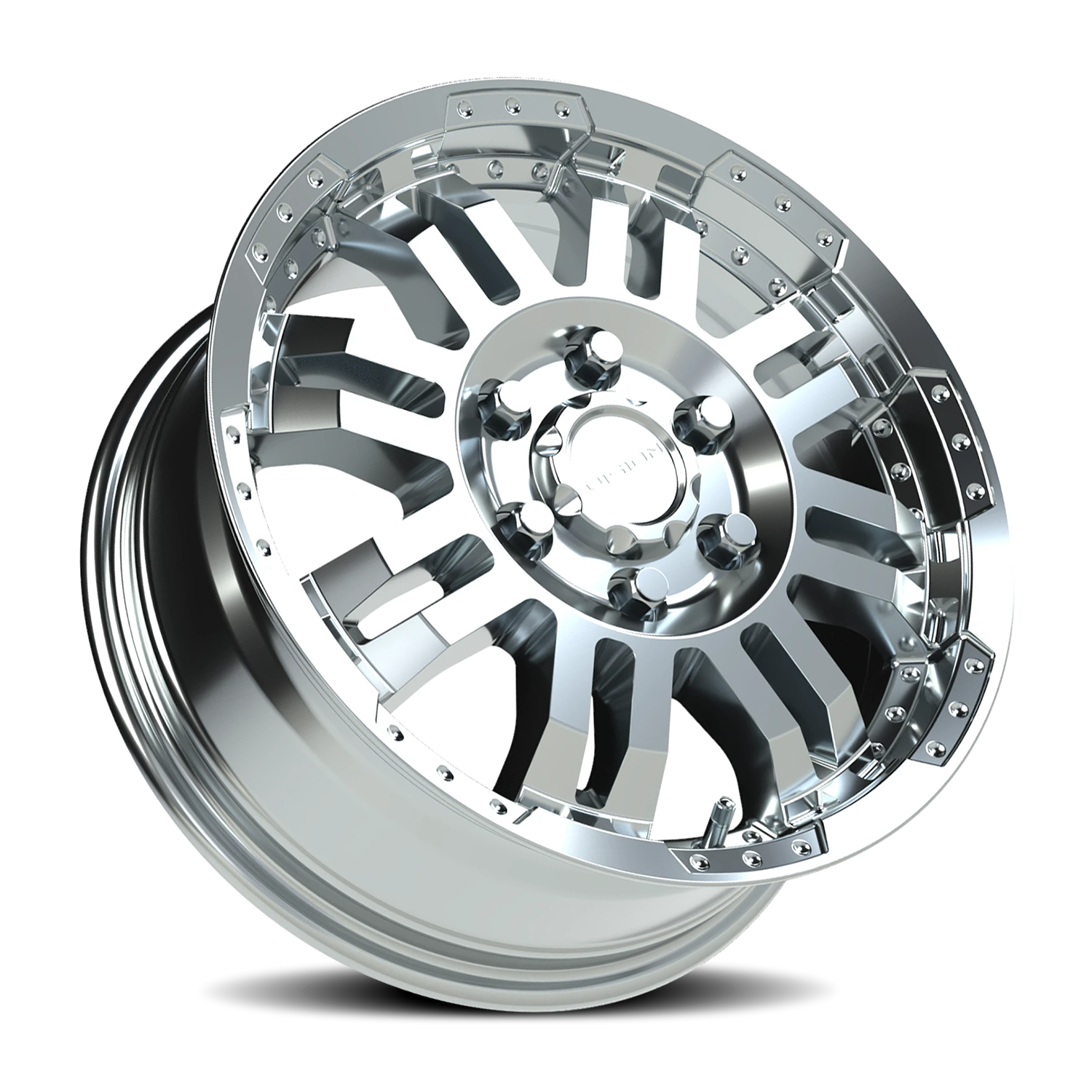 Vision Wheel 375 Chrome 16x6.5 +45 6x130mm 84mm - Wheelwiz