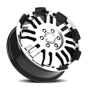 Vision Wheel 375 Gloss Black Machined Face 18x7.5 +55 6x130mm 84mm - Wheelwiz