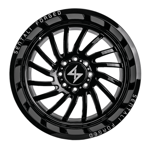 Sentali Forged SF-1 Gloss Black 22x12 -44 5x139.7mm 0mm - WheelWiz