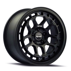Reika R30 Satin Black 17x8 +20 5x108mm 65.1mm