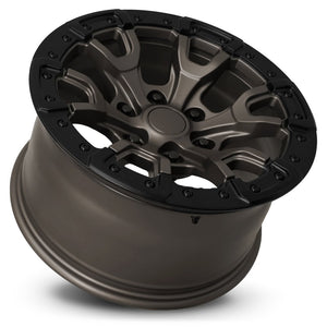 Factory Reproductions FR 99 Satin Bronze/Satin Black Ring 17x9 +18 6x139.7mm 93.1mm