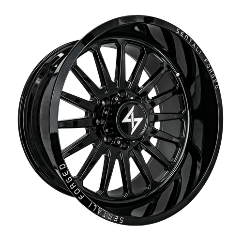 Sentali Forged SF-2 Gloss Black 24x16 -99 6x139.7mm 0mm - WheelWiz