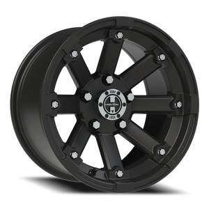 Vision Wheel 393 Matte Black Machined Lip 14x8 -10 5x114.3mm 79.4mm - Wheelwiz