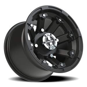Vision Wheel 393 Matte Black 12x8 -10 4x136mm 110.5mm - Wheelwiz