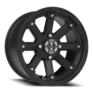 Vision Wheel 393 Matte Black 14x7 +3 4x115mm 80mm - Wheelwiz