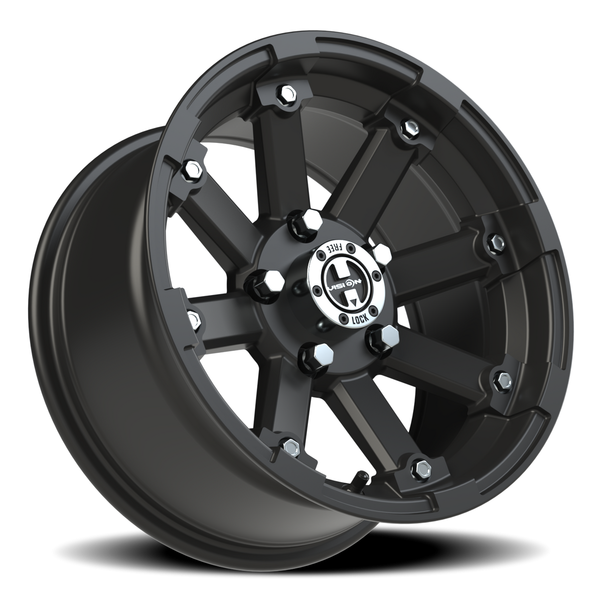 Vision Wheel 393 Matte Black 14x7 +3 5x114.3mm 79.4mm - Wheelwiz