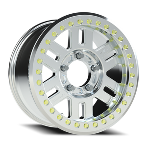 Vision Wheel 398COMP Machined 17x9.5 +26 5x139.7mm 108mm - Wheelwiz