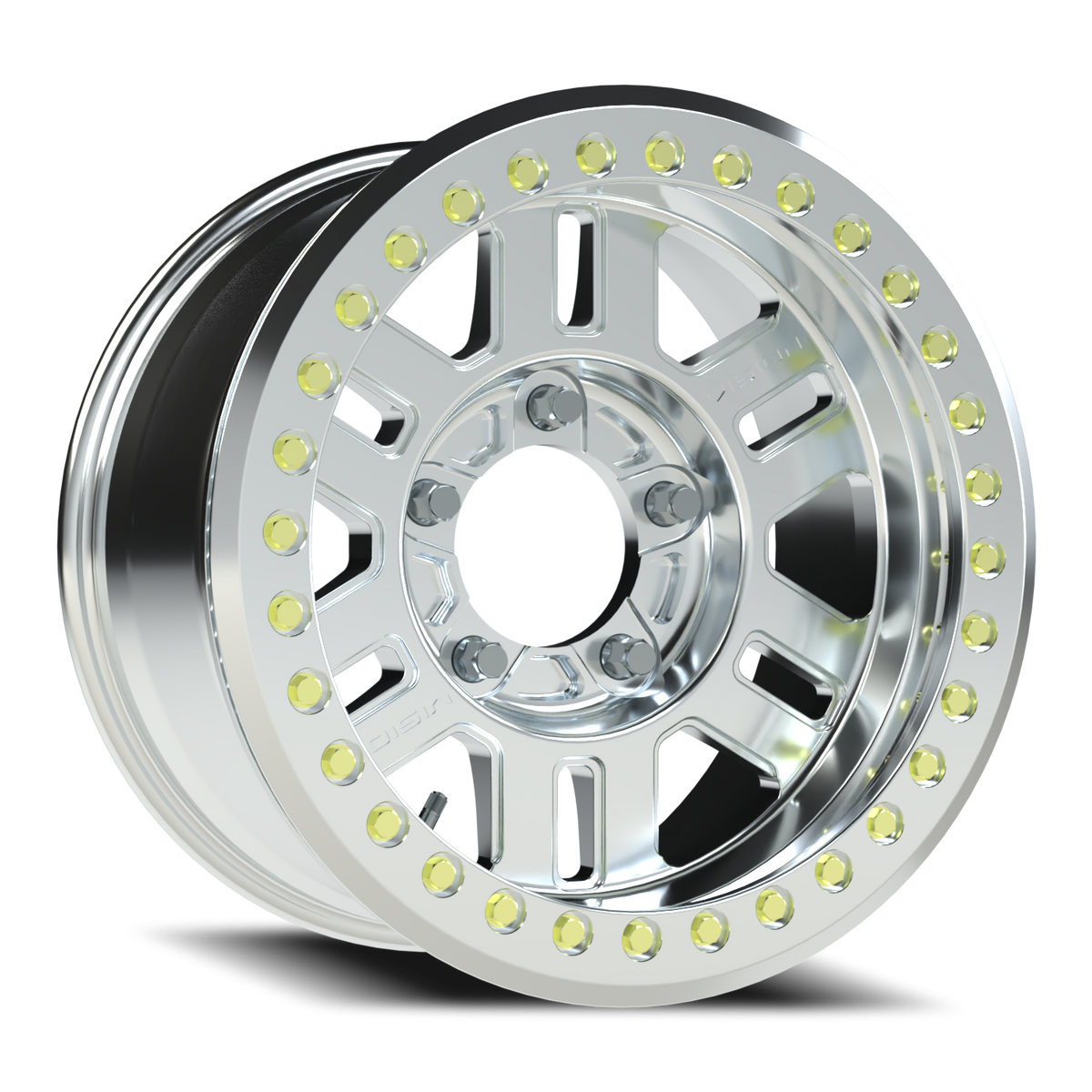 Vision Wheel 398COMP Machined 17x9.5 -18 5x127mm 78.3mm - Wheelwiz