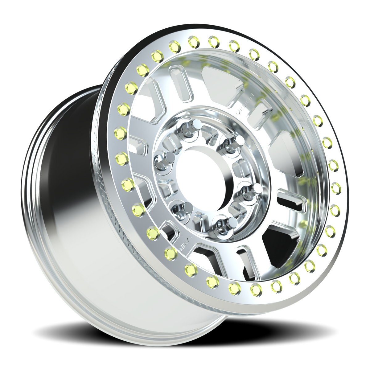 Vision Wheel 398COMP Machined 17x9.5 +26 6x165.1mm 110mm - Wheelwiz
