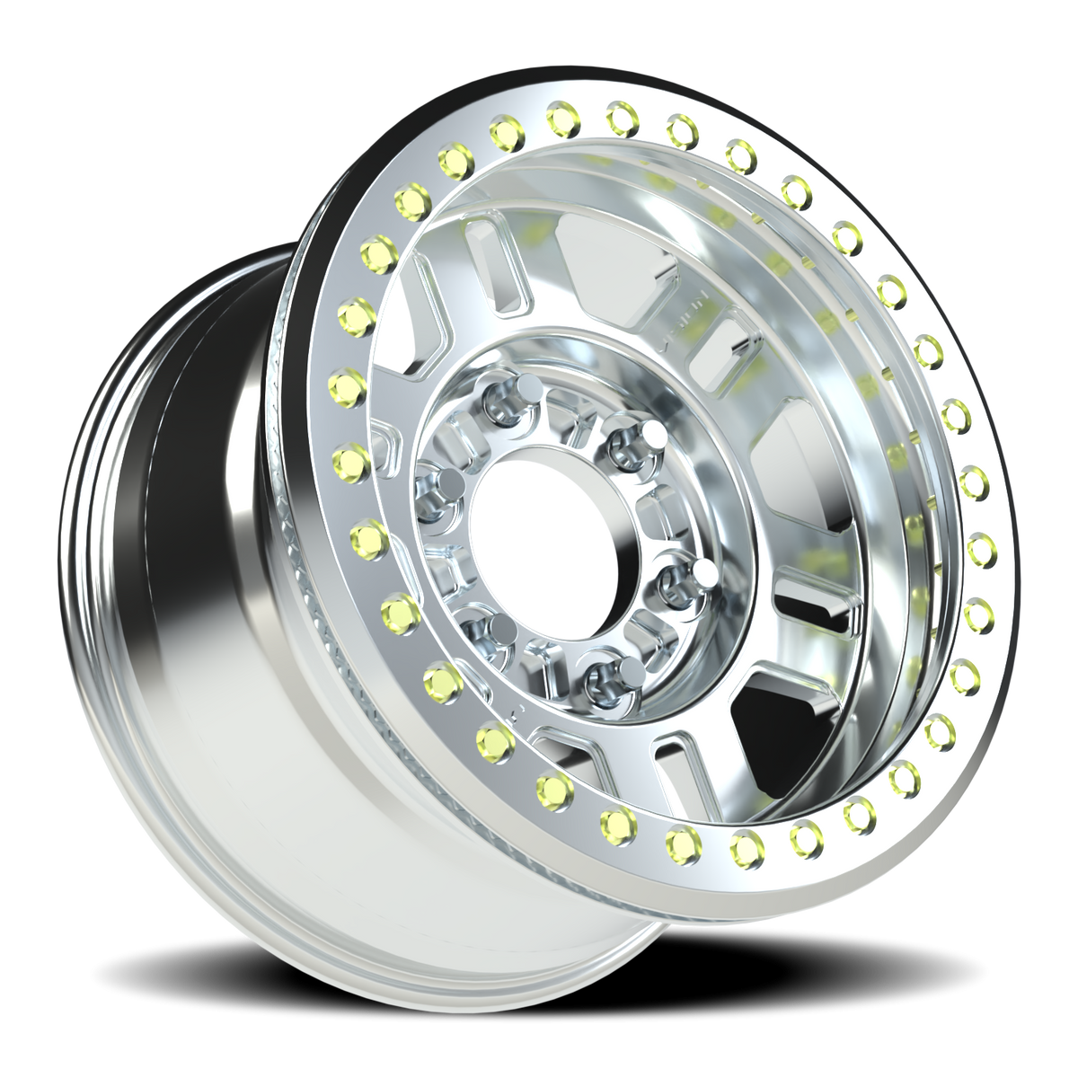 Vision Wheel 398COMP Machined 17x9.5 -18 6x165.1mm 110mm - Wheelwiz