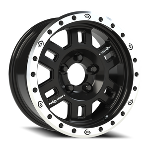 Vision Wheel 398COMP Gloss Black Machined Lip 16x7 0 5x114.3mm 83mm - Wheelwiz