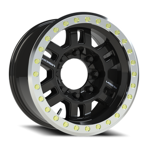 Vision Wheel 398BL Gloss Black 17x8.5 -15 8x165.1mm 130.8mm - Wheelwiz