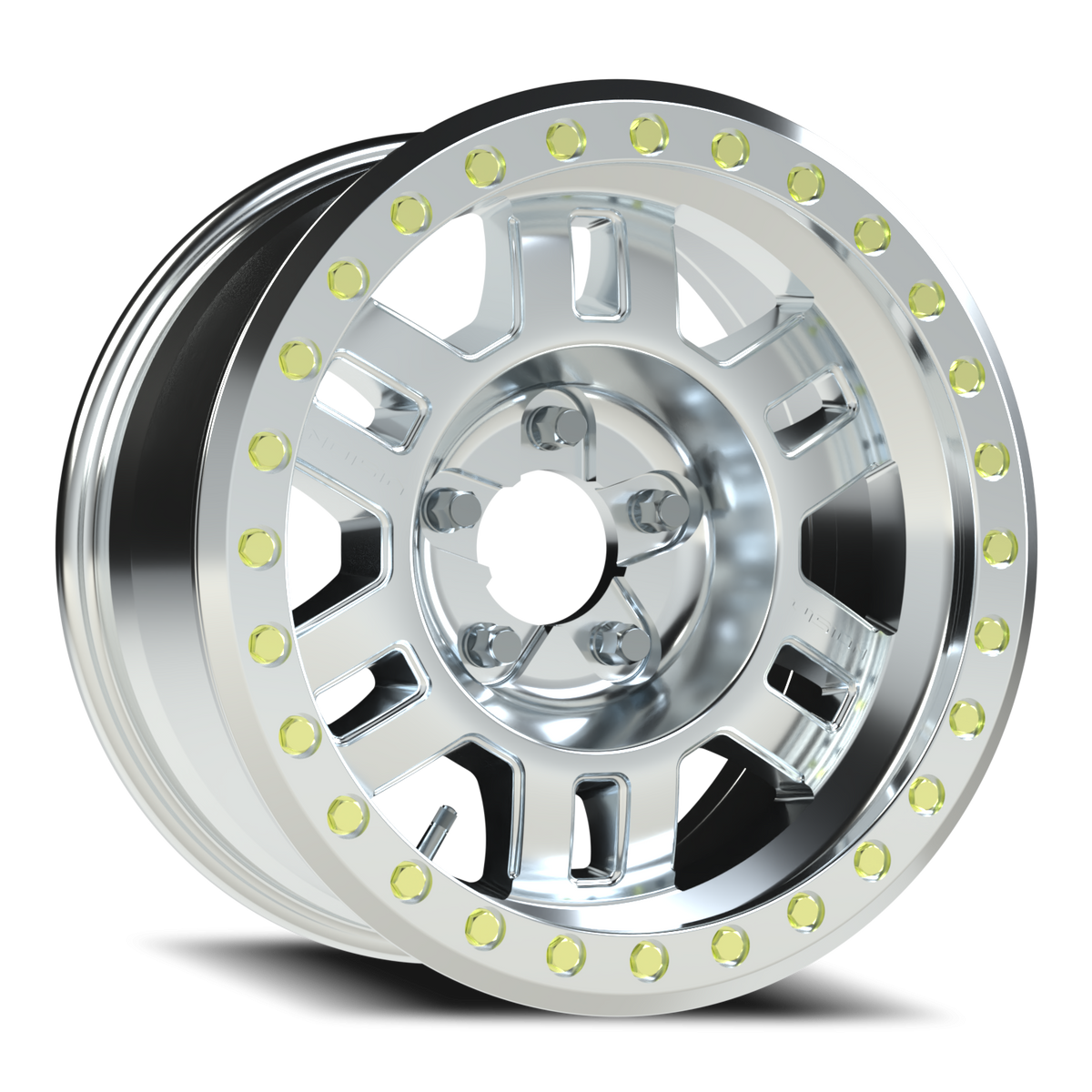 Vision Wheel 398BL Machined 17x8.5 -15 5x127mm 83mm - Wheelwiz