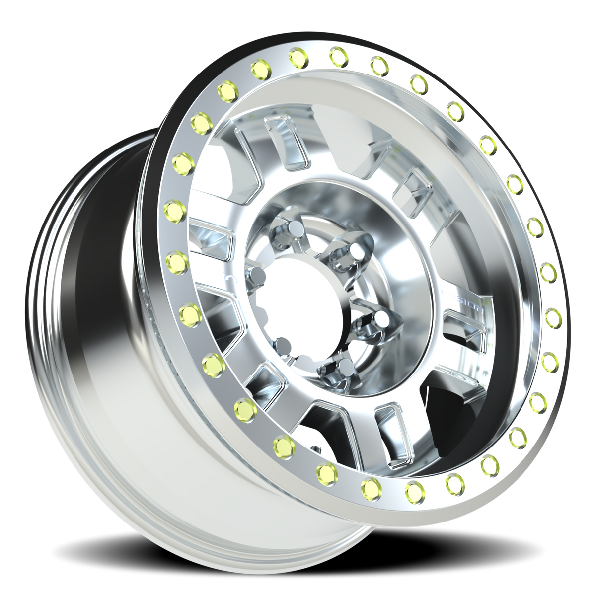 Vision Wheel 398BL Machined 17x8.5 -15 6x139.7mm 110mm - Wheelwiz