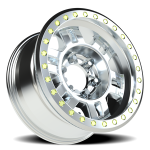 Vision Wheel 398BL Machined 17x8.5 -15 6x139.7mm 110mm - Wheelwiz