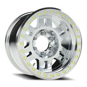 Vision Wheel 398BL Machined 17x9.5 -44 6x165.1mm 110mm - Wheelwiz