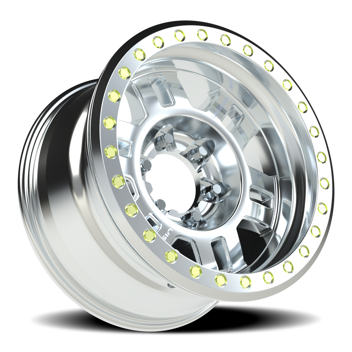 Vision Wheel 398BL Machined 17x9.5 -44 6x165.1mm 110mm - Wheelwiz