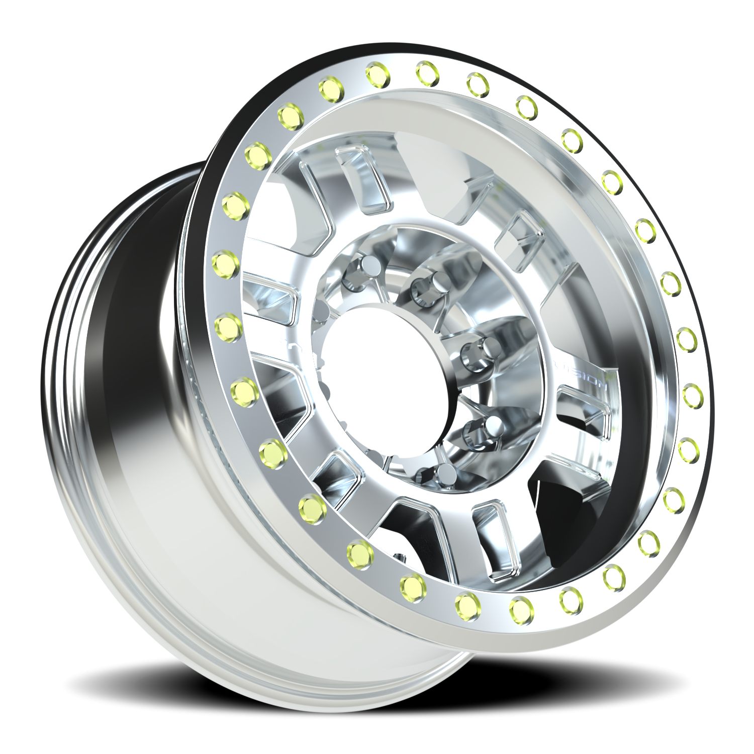 Vision Wheel 398BL Machined 17x8.5 -15 8x170mm 125.2mm - Wheelwiz