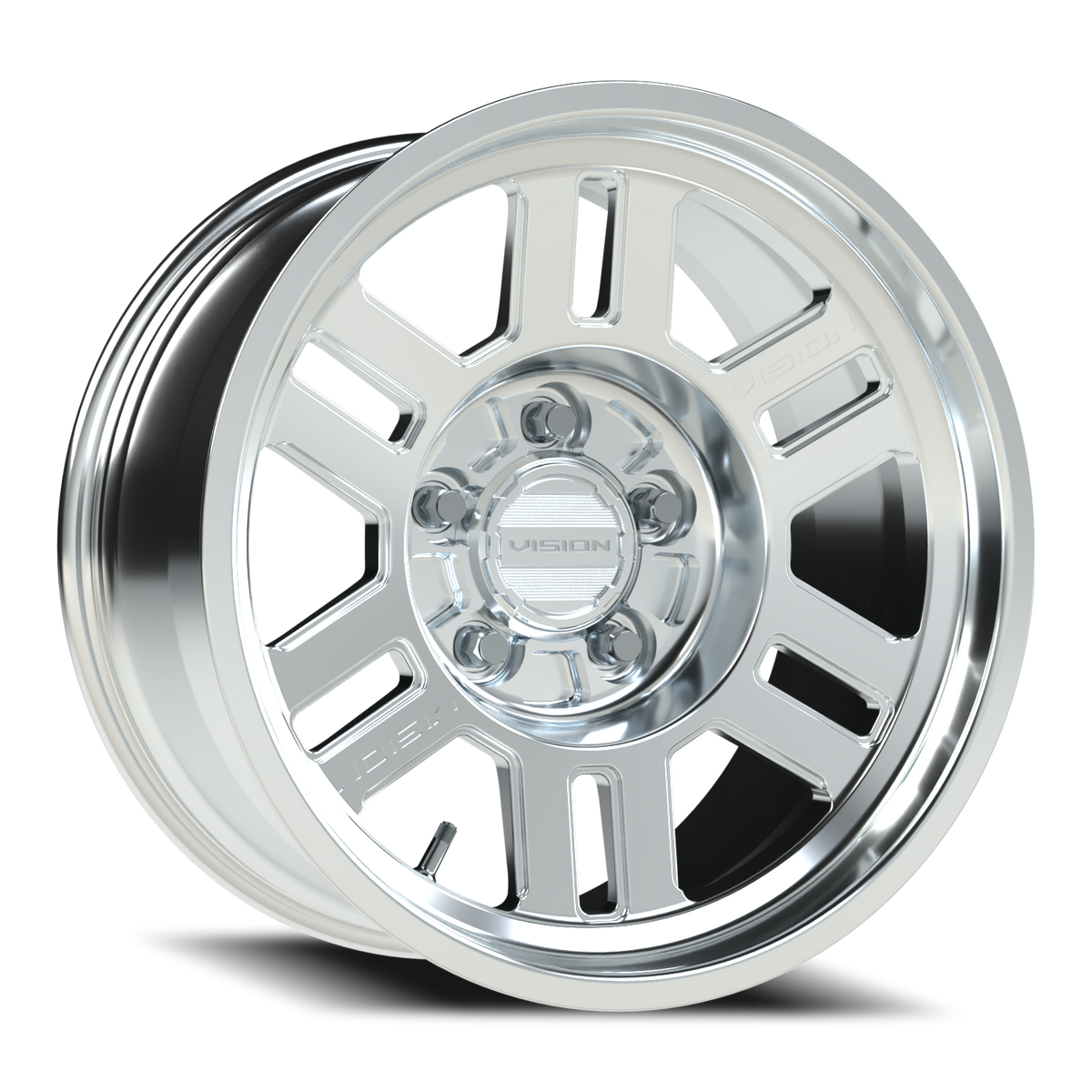 Vision Wheel 398FNBL Machined 18x9 -12 5x139.7mm 108mm - Wheelwiz