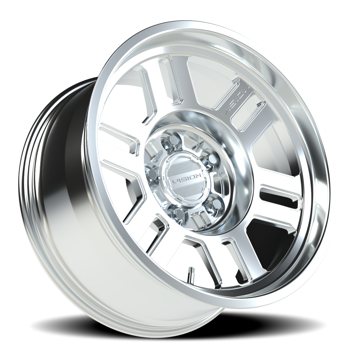 Vision Wheel 398FNBL Machined 18x9 -12 5x139.7mm 108mm - Wheelwiz