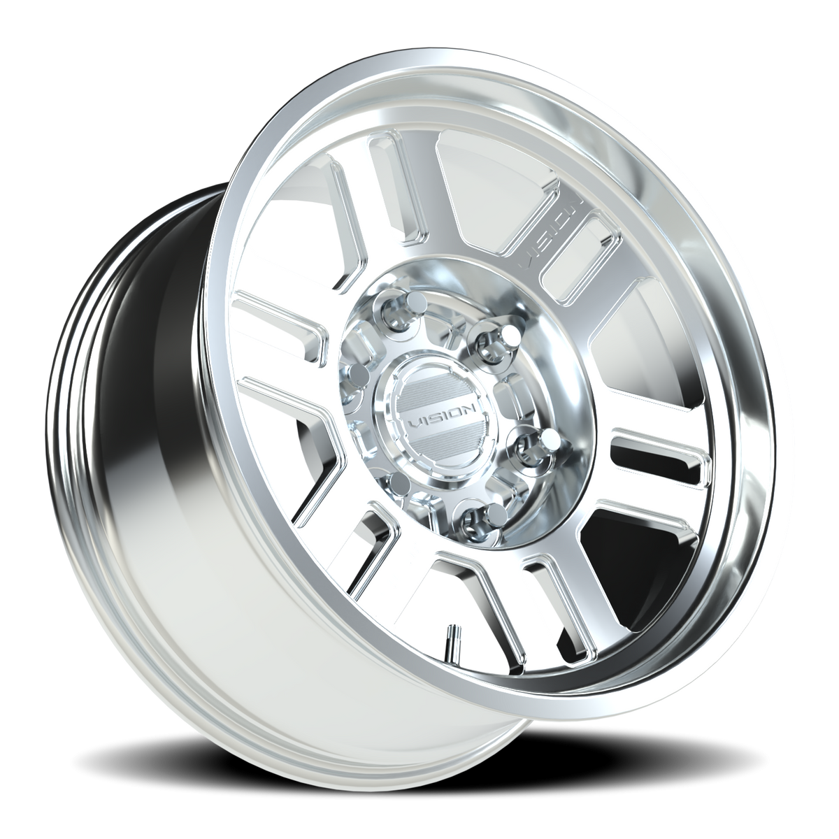 Vision Wheel 398FNBL Machined 18x9 -12 6x165.1mm 108mm - Wheelwiz