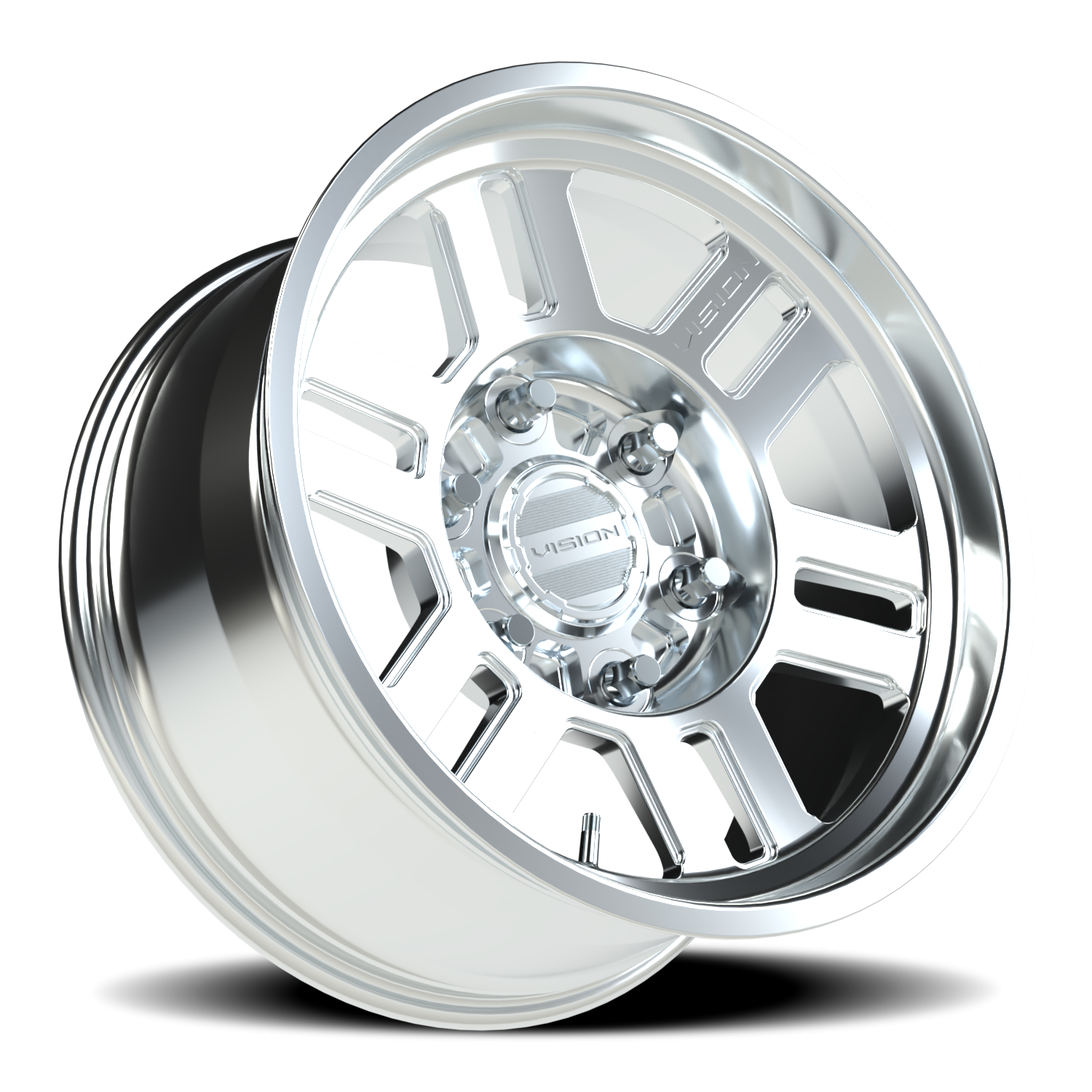 Vision Wheel 398FNBL Machined 18x9 -12 6x165.1mm 108mm - Wheelwiz