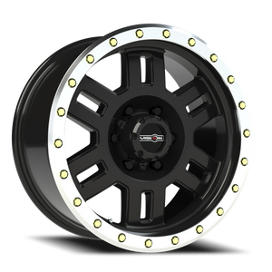 Vision Wheel 398 Gloss Black Machined Lip 18x9 0 6x135mm 87.1mm - Wheelwiz