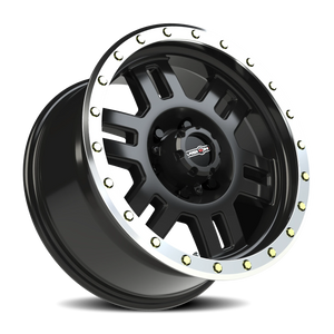 Vision Wheel 398 Gloss Black Machined Lip 18x9 0 6x135mm 87.1mm - Wheelwiz
