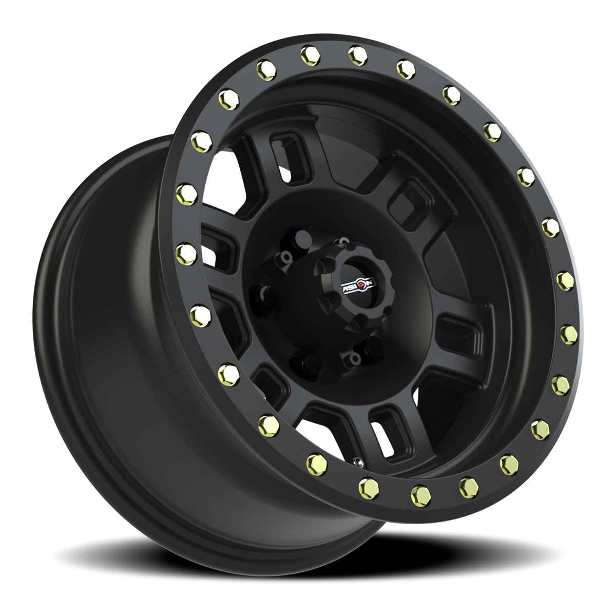 Vision Wheel 398 Matte Black 15x8 -19 5x127mm 78.1mm - Wheelwiz