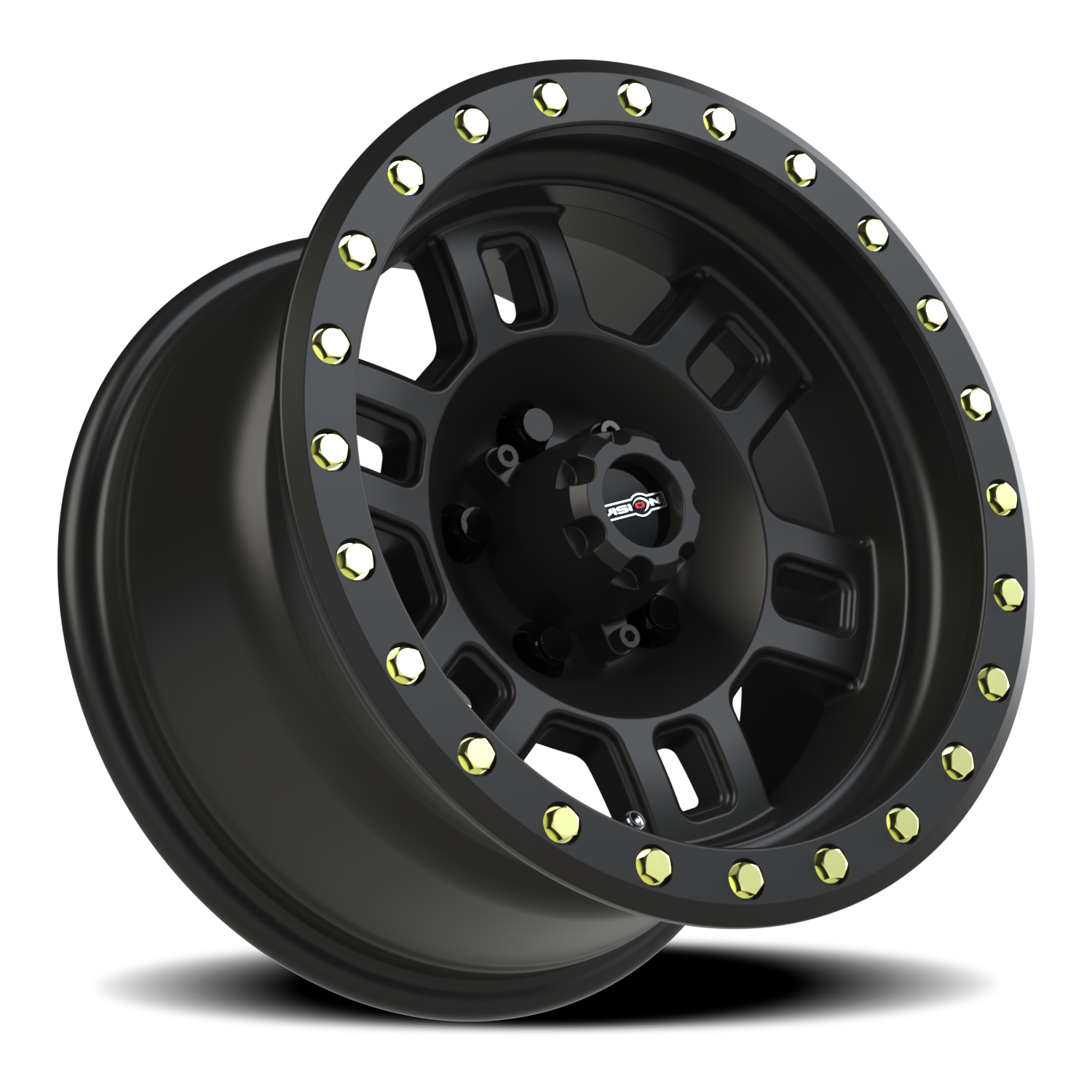 Vision Wheel 398 Matte Black 15x8 -19 5x127mm 78.1mm - Wheelwiz