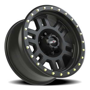 Vision Wheel 398 Matte Black 17x8.5 0 5x139.7mm 108mm - Wheelwiz