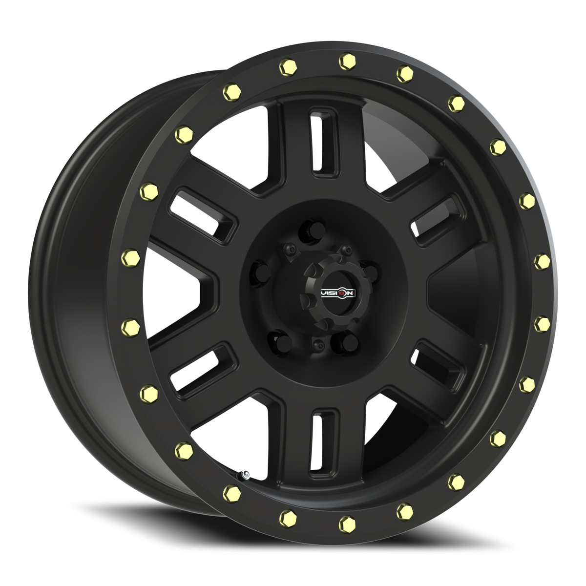 Vision Wheel 398 Matte Black 18x9 +18 5x127mm 78.1mm - Wheelwiz