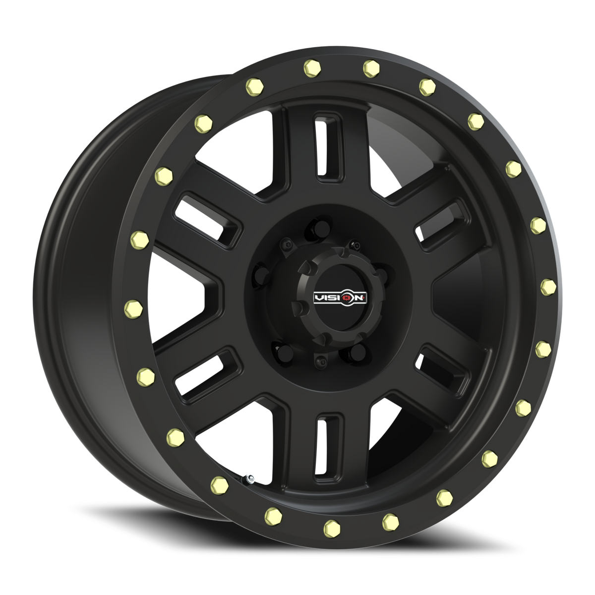 Vision Wheel 398 Matte Black 18x9 +18 5x139.7mm 108mm - Wheelwiz