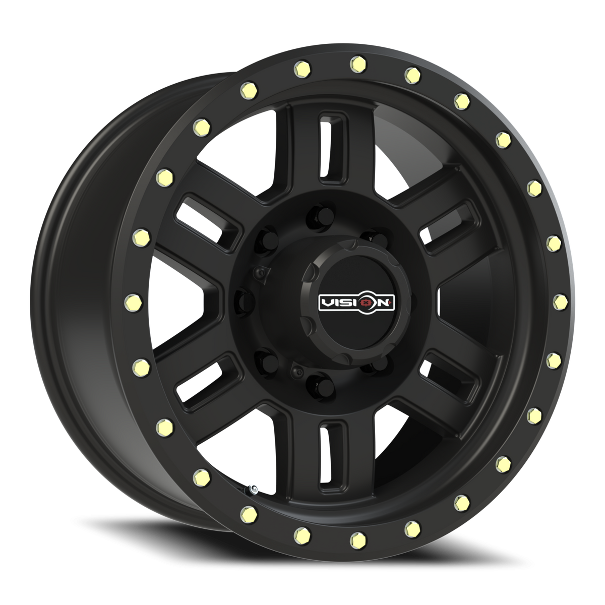 Vision Wheel 398 Matte Black 18x9 0 8x180mm 124.2mm - Wheelwiz
