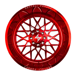 Sentali Forged SF-5 Red Milled 24x16 -99 6x139.7mm 0mm - WheelWiz