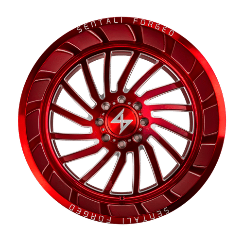 Sentali Forged SF-1 Red Milled 26x16 -99 5x139.7mm 0mm - WheelWiz