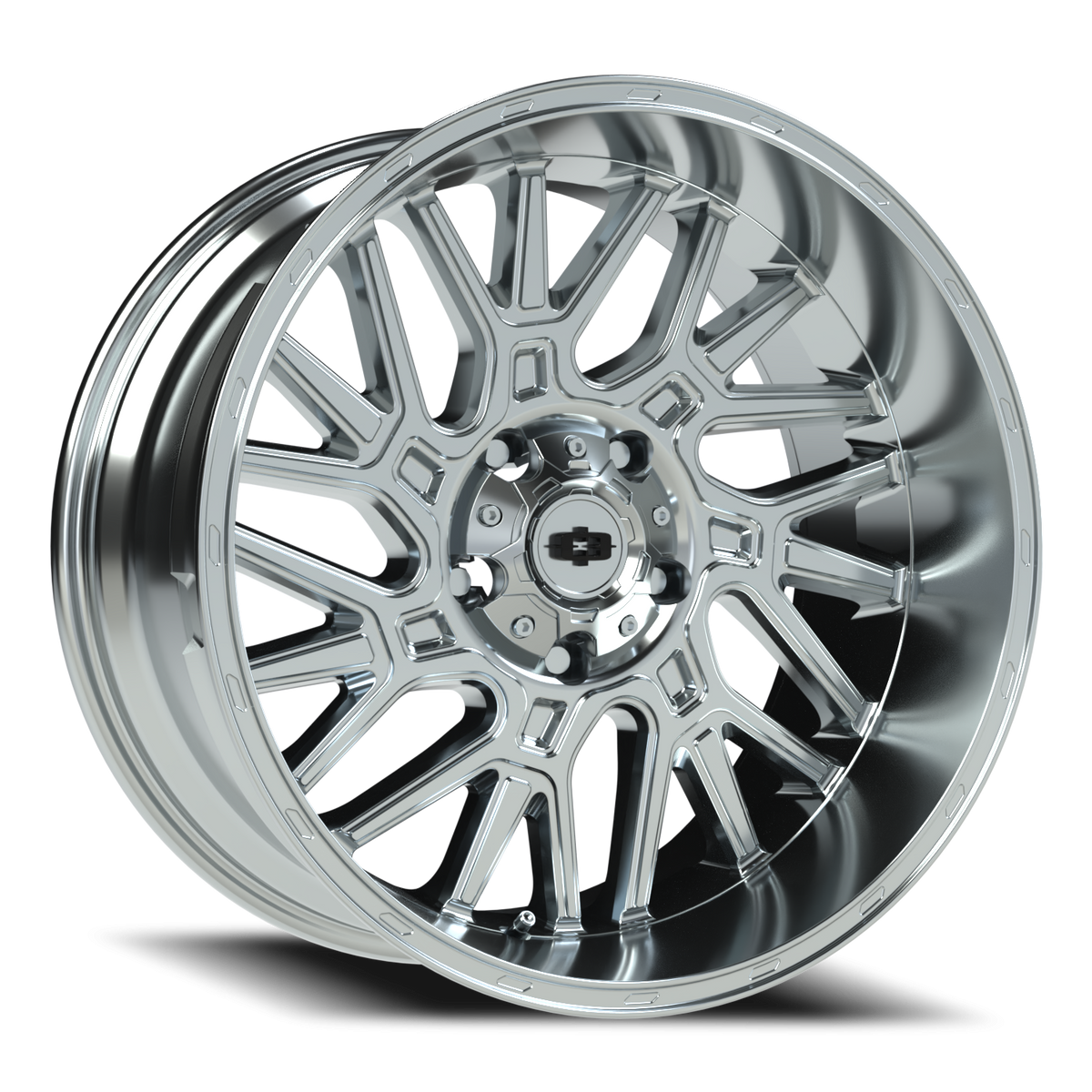 Vision Wheel 404 Chrome 20x10 -25 5x139.7mm 108mm - Wheelwiz