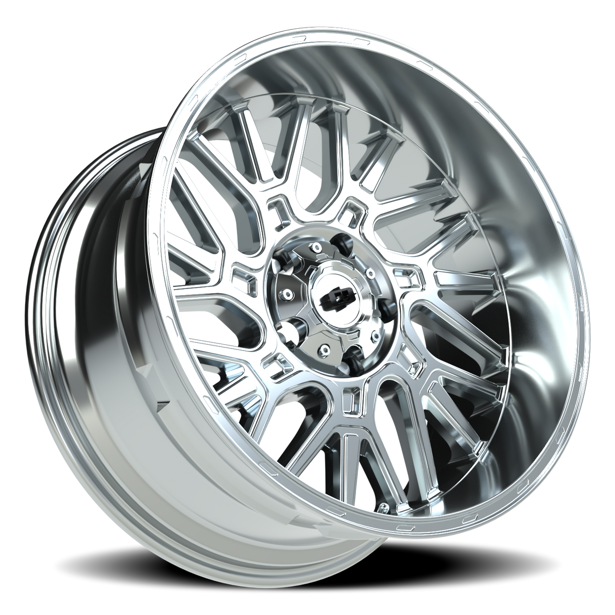 Vision Wheel 404 Chrome 20x10 -25 5x139.7mm 108mm - Wheelwiz