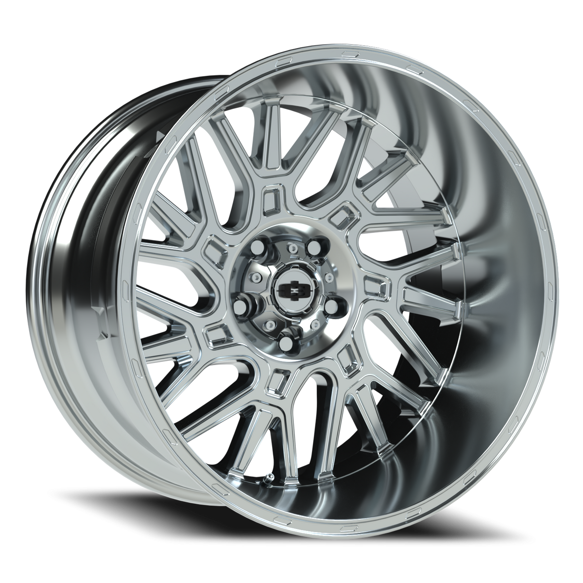Vision Wheel 404 Chrome 20x12 -51 5x127mm 78.1mm - Wheelwiz