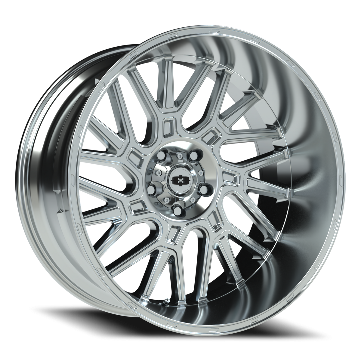 Vision Wheel 404 Chrome 22x12 -51 5x127mm 78.1mm - Wheelwiz