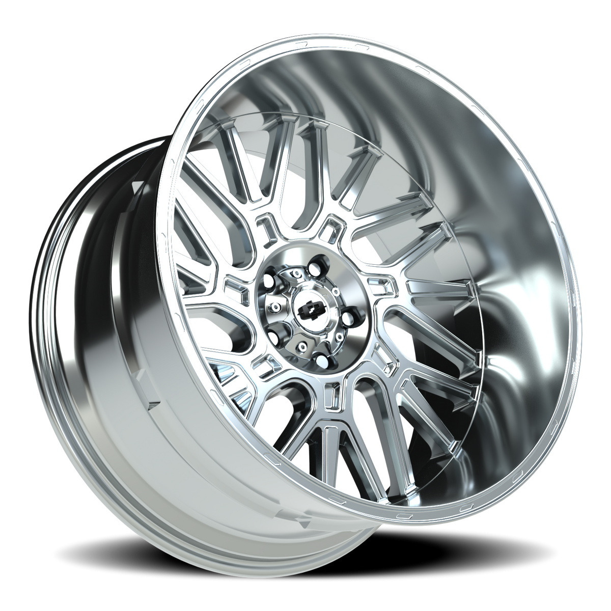 Vision Wheel 404 Chrome 22x12 -51 5x127mm 78.1mm - Wheelwiz