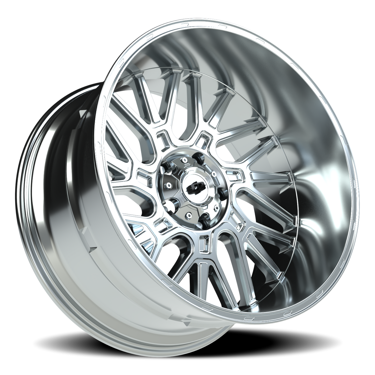 Vision Wheel 404 Chrome 22x12 -51 5x139.7mm 108mm - Wheelwiz