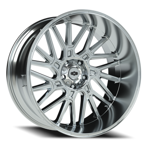 Vision Wheel 404 Chrome 24x12 -51 5x139.7mm 108mm - Wheelwiz