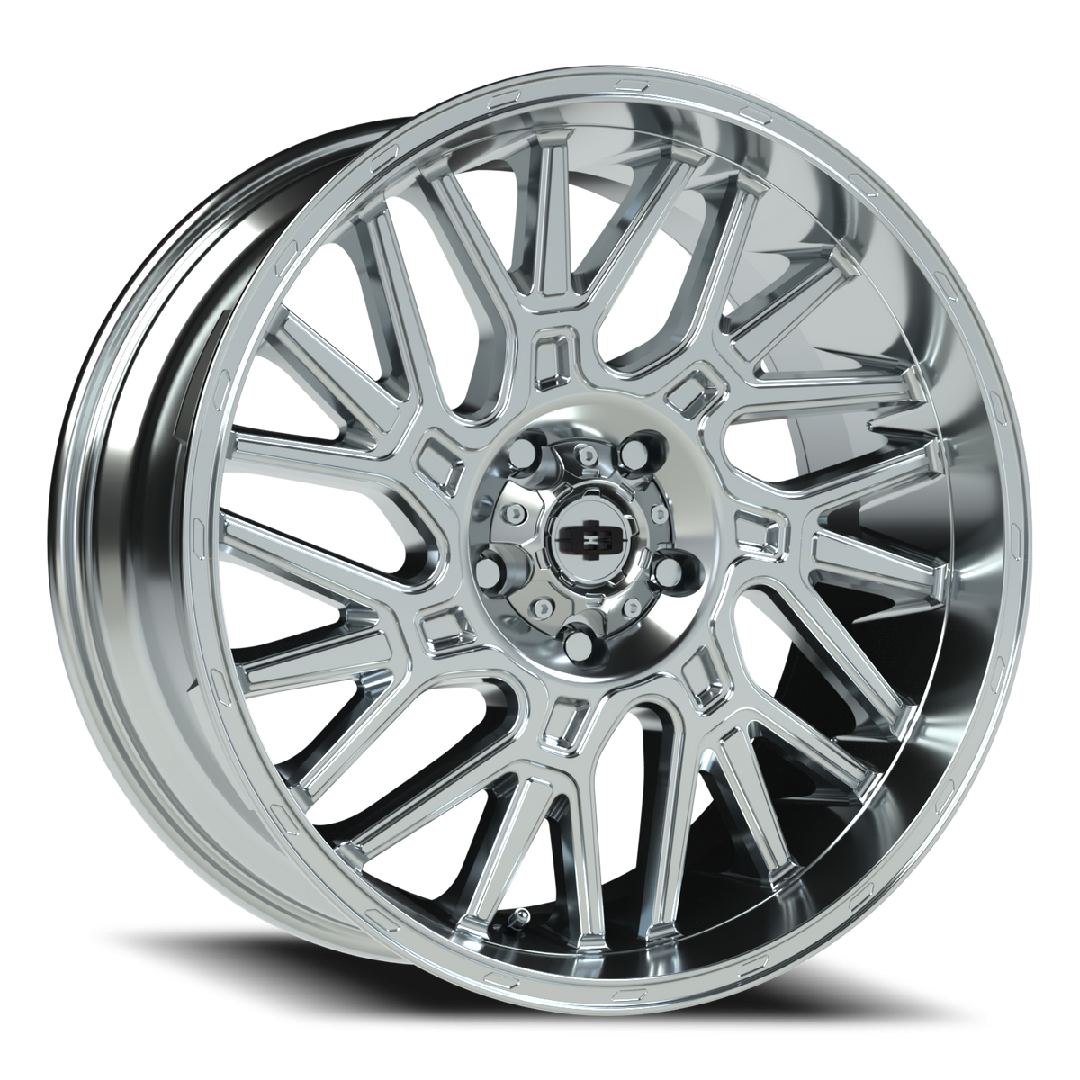 Vision Wheel 404 Chrome 20x9 +10 5x127mm 78.1mm - Wheelwiz