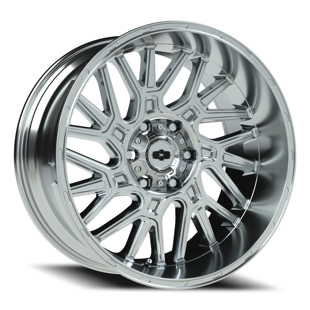 Vision Wheel 404 Chrome 20x10 -25 6x139.7mm 106.2mm - Wheelwiz