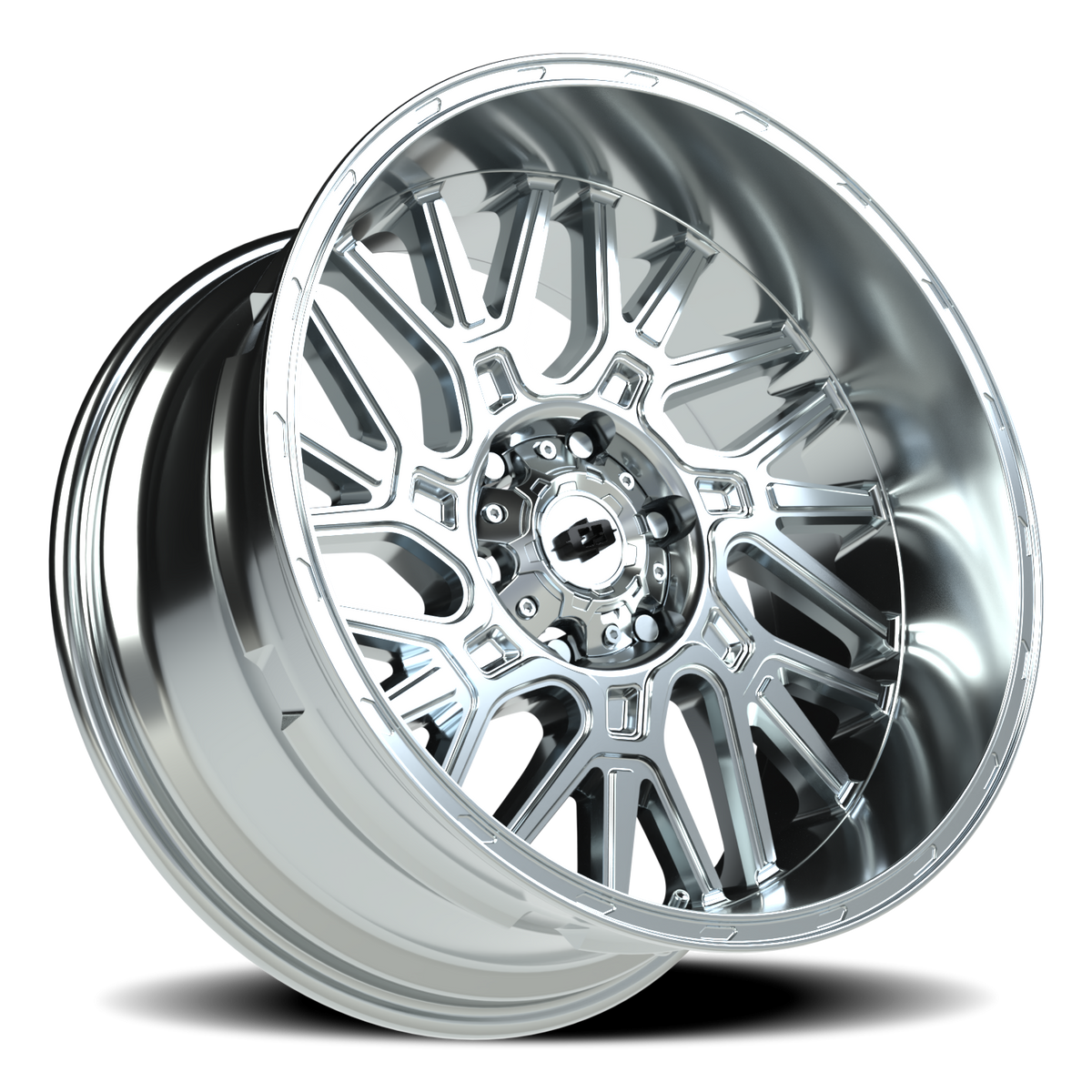 Vision Wheel 404 Chrome 20x10 -25 6x139.7mm 106.2mm - Wheelwiz