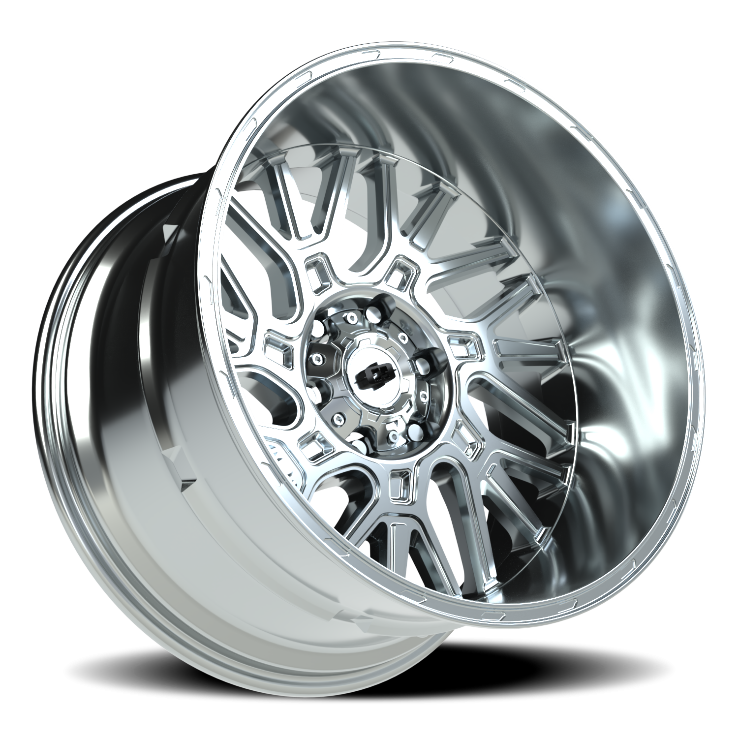 Vision Wheel 404 Chrome 20x12 -51 6x139.7mm 106.2mm - Wheelwiz